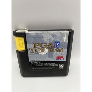 PGA Tour 96 (Sega Genesis, 1995) Authentic Cartridge Only TESTED/WORKS!!